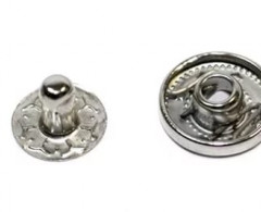 Кнопка 61 система 15 мм S (уп.720 шт) сталь