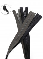 Молния трактор Т8 1 замок у/з бегунок перекидной LOGO 80см в Казани