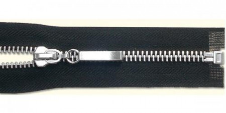 Молния металл никель Т-8 1 замок Разъемная 65см в Казани