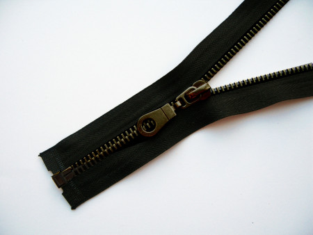 Молния металл Т-8 1 замок Разъемная 85см в Казани