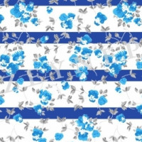Полотно трикотажное Кулирка 30/1 набивная в рулоне  в Казани