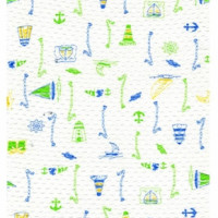 Полотно трикотажное Кулирка 30/1 набивная в рулоне  в Казани