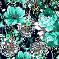 Полотно трикотажное Кулирка 30/1 набивная в рулоне  в Казани