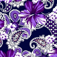 Полотно трикотажное Кулирка 30/1 набивная в рулоне  в Казани