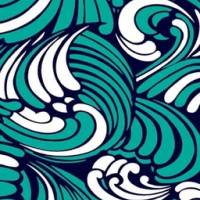 Полотно трикотажное Кулирка 30/1 набивная в рулоне  в Казани