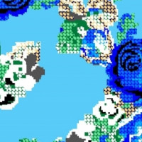 Полотно трикотажное Кулирка 30/1 набивная в рулоне  в Казани